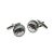 Geometric Bear Design Round Cufflinks