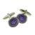 Round Fathers Day Design Cufflinks