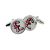 Union Jack Pound Sign Design Round Cufflinks