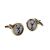 Stag Outline Saltaire Scottish Flag Cufflinks