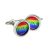 Gay Rainbow Design Pride Cufflinks