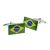 Brazil Flag Cufflinks