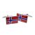 Norway Flag Cufflinks