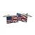 Union Jack Mixed with Stars & Stripes Cufflinks