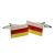 Ossetia Flag Cufflinks