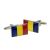 Romania Flag Cufflinks