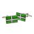 Devon Flag of St Petroc Cufflinks