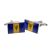 Barbados Flag Cufflinks
