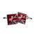 Union Jack Mixed with Swiss Flag Cufflinks