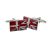 Union Jack Mixed with Danish Flag Cufflinks