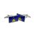 St Lucia Flag Cufflinks