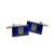 Alberta Province of Canada Coloured Flag Cufflinks