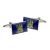 New York US State Flag Cufflinks