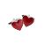 Red Love Heart Cufflinks