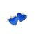 Blue Love Heart Cufflinks