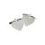 White Love Heart Cufflinks