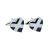 Saltire, Scottish Cross of St Andrews Flag Heart Cufflinks