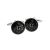 Round Black Masonic with G Cufflinks