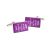 Purple Keep Calm & Carry on Cufflinks