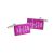 Hot Pink Keep Calm & Carry on Cufflinks