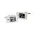White Smart Phone Cufflinks