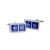 Contemporary Coloured Chemical Table Babe Cufflinks