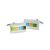 Contemporary Coloured Chemical Table Love You Cufflinks