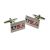 USA Stars & Stripes Letters Cufflinks