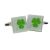 Shamrock, Clover Leaf Irish Cufflinks