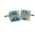 Smile & Wedding Role Cufflinks - Blue