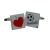 I Love Football Cufflinks