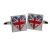 Heart Outline Union Jack Cufflinks