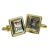 2 Tone Golden & Silver I Love my Dad Cufflinks