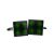 Scottish Mac Donald Green Tartan Cufflinks