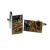 Raw Material to War Material Nostalgic Wartime Poster Cufflinks