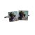 I'll Be With You Boys Nostalgic Wartime Poster Cufflinks