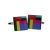 Multicoloured Blocks Cufflinks