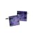 Purple Circuit Board look Cufflinks