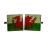 Distressed WALES Welsh Dragon Split-Flag Cufflinks