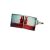 Gibraltar Distressed Split Flag Cufflinks