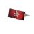 Hong Kong Distressed Split Flag Cufflinks