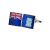 Falkland Islands Distressed Split Flag Cufflinks