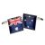 Australian Distressed Split Flag Cufflinks