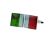 Italian Distressed Split Flag Cufflinks