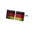 Germany Distressed Split Flag Cufflinks