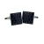 Funky Retro Blue Squares Pattern Cufflinks