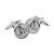 White Masonic with G Round Cufflinks