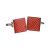 Red & White Polka Dot Cufflinks