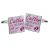 Bespoke Personalised New Baby Girl Details Pink Themed Cufflinks