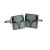 Horned Stag Skull Distressed Style Cufflinks